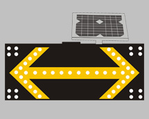 Zonne verkeersbord STS4C90VI